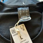 Adidas NWT  Basketball SELECT JERSEY TANK TOP Black Large Photo 8