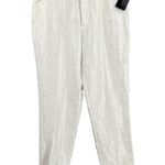 Ralph Lauren Trousers White Linen Shimmer Dress Pants Made In Italy Size 4 New Photo 0