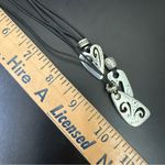 Brighton Retired Brazilian Multi Cord Triple Heart Pendant Necklace Photo 10