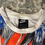 Nike Women's Long Sleeve Dress - Red and Blue Floral Photo 1