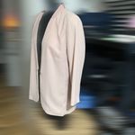 H&M Blazer Pale Pink Open Front Blazer Size 12 Photo 3