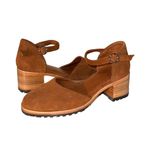 Portland Leather AP Heeled Mary Jane Sandals | Toffee Brown | size 6.5 Photo 1