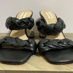 Antonio Melani Sandals Women’s Size 12 M Bannon Black Braided Woven Block Heel Photo 7