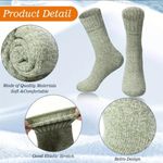 Unisex Winter Fashion Warm Thick Colorfast Durable Dark Color Pack 5pc Socks OS Gray Photo 3