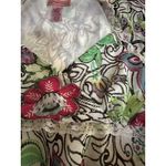 Bandolino Y2K Vintage Babydoll Top Fairy Whimsy Lace‎ Floral Flutter Sleeve 10P Womens Photo 6