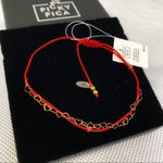 NWT Picky Pica Silver Bracelet with combination of Hearts and Red String Photo 4