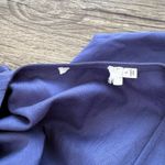 ASTR  The Label navy blue Linen Blend Wrap Midi Dress‎ small Photo 3