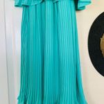 Lulus As You Swish Pleated Mint Green/Teal Dress | Size: Medium Green Photo 9