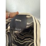 Anthropologie  Maeve 2010s Striped Crossneck Black Going Out Bandage Dress Size 4 Photo 6