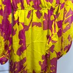 Caroline Constas Yellow Floral Silk Liv Maxi Dress Size Small $995 Photo 2