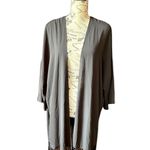 BCBGeneration Black Short Sleeve Kimono Cardigan Long xs/s Photo 0