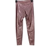 HEROINE SPORT $99 Marvel Shimmering Pink Rose Gold Leggings M Size M Photo 5