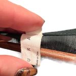 Exlura  Women Lantern Sleeve Mini Dress with front tie and long sleeves Photo 4