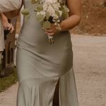 Birdy Grey Stephanie Dress (matte satin sage) Photo 1