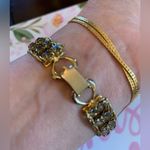 Vintage Harley Ronda watch movement Swiss rhinestone bracelet watch Photo 1