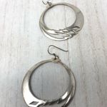Sterling Silver  vintage hoops, 13.6g Photo 9