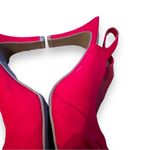 dexflex comfort Carmine Red Faux Suede Open toe Slingback Pumps Heels Sz 6.5 Photo 9