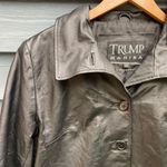 Vintage Black Trump Marina leather women’s jacket medium Photo 2