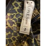 Revolve Love Stories 34 A/B Leopard Print Mesh Bralette Black Plunge Lingerie Photo 4