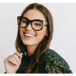 Peepers Center Stage +1.50 Readers Brown Tortoise Round 2300 Oversize Blue Light Photo 1