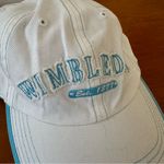 Wimbledon Tennis Est 1877 Distressed Patch White Baseball Cap Photo 1