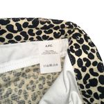 A.P.C. Leopard Print Black and Cream Cropped Pants 38 Size undefined Photo 4