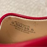 Jessica Simpson  Women's Red Pointed Toe D'Orsay Heels Size 39.5 US 9.5 Photo 8