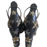 VALENTINO Tango Star 100 Sequined Ankle Strap Heels Size 37 / US 7 Silver Photo 6