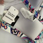 Island Escape Scorpio Underwire Tankini Top White Pink Paisley Size 8 New Photo 6