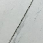 Chico's Silver Tone Box Chain with Hammered Metal Rhinestone Pendant Necklace Photo 6