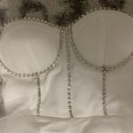 White Tulle Dress Size M Photo 3