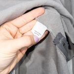 J.Crew Gray Side Zip French Terry Cotton Sweater Size Medium Photo 4