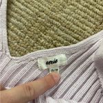 Aerie  Light Pink Knit Crop Top Photo 2