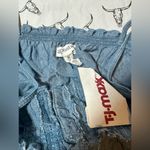 Aeropostale NWT  Denim Coquette Stretch Tank Top Size Medium Photo 2