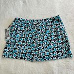 Target Future Collective Wrap Cargo Skirt Womens Size 12 Linen Blue Ditsy Floral NEW‎ Photo 2