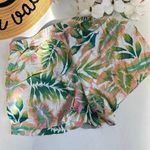Natural Reflections Tropical Print Pull On Elastic Waist Soft Shorts Photo 3