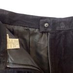 Vintage 80s Suede Leather Patchwork Skirt Black Size 10 Photo 5