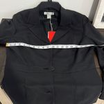 Diane Von Furstenberg DIANE Bon Furstenberg Black Silk Blazer Size Medium NWT Photo 9