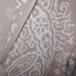 Isaac Mizrahi ‎ Tan White Paisley 100% Cotton Blazer Size XS Photo 2