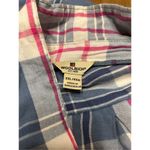 Woolrich  Womens Shirt Size XXL Blue Plaid Collared Button Down Long Sleeve Photo 2