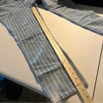 American Eagle  Outfitters Mom Jean Railroad Striped High Rise Ankle Cotton 4 Photo 12