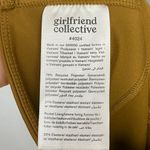Girlfriend Collective  Leggings Capri Mustard Yellow Side Pockets Cropped Medium‎ Photo 9