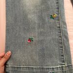 Sam Edelman Blue Straight Leg Jeans with Vintage Distressed Look Photo 3