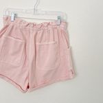American Eagle [ Outfitters] Pink High Rise Paperbag Elastic Waist Denim Shorts 6 Photo 6