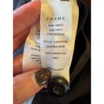 frame denim FRAME Shorts Women XS Black Le Beau Linen Cuffed NWT Lagenlook‎ Preppy Summer Photo 10