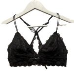 Aerie Women’s Black Lace Bralette Size Medium Photo 0