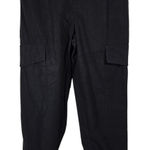 AREA STARS Black Corduroy‎ Cargo Jogger Pants Women's Size Medium Photo 0