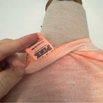 PINK - Victoria's Secret Victoria’s Secret PINK pastel peach v neck long sleeve shirt tshirt small Photo 2