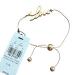 EXPRESS  Gold 'Love' Bracelet Photo 0