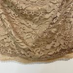 DNA Couture Women’s Strapless Lace Tube Top Tan Size Large NWOT Photo 2